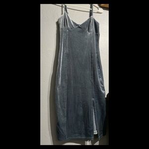 Forever 21 gray blue body con dress